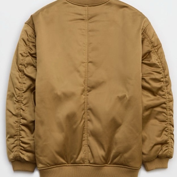 Aerie Satin Bomber Jacket, S/M, NWOT - Picture 5 of 8